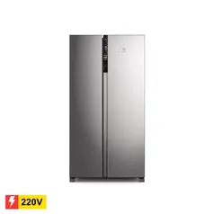 REEMBALADO: Geladeira Electrolux Frost Free Inverter 435L Efficient Inox IS4S - 220V