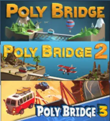 PACOTE - Poly Bridge 1, 2 e 3! - Steam PC