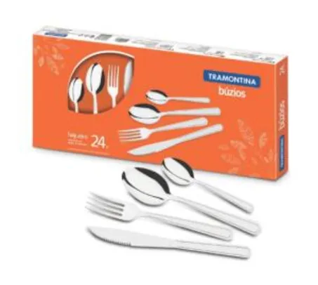 Faqueiro Tramontina Buzios Inox 23799071 - 24 peças | R$40