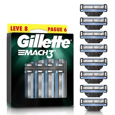 Gillette Mach3 - 8 unidades 