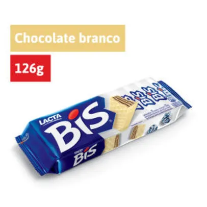 Chocolate Bis Laka LACTA Caixa 126g com 20 unidades R$ 2,79