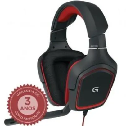 Headset Gamer G230 DGTL PC - Logitech - R$ 171