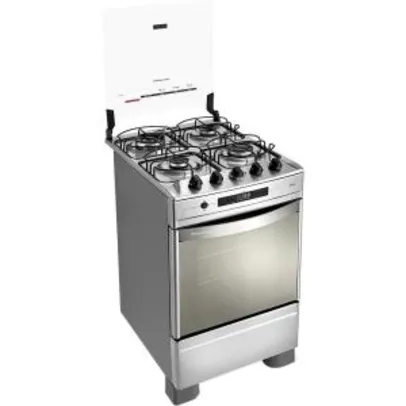 Fogão Piso 4 Bocas Brastemp BF150 Grill Elétrico Inox - R$878