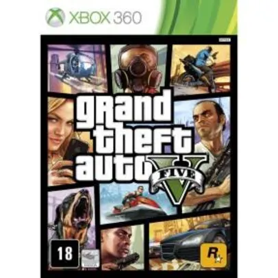 Jogo Grand Theft Auto V Xbox 360 Rockstar R$20
