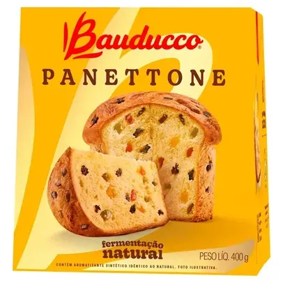 [ REGIONAL | Leve 2 Pague 1 | R$ 10 CADA ] Panetone de Frutas Bauducco 400g