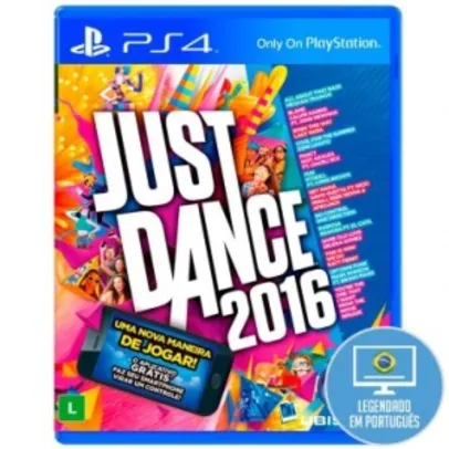 [RICARDO ELETRO] Jogo Just Dance 2016 para Playstation 4 (PS4) - Ubisoft UTILIZANDO CUPOM: C90D-2155-B128-4AF6