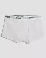 [compre4/pague3] Cueca Boxer Malha Mash Branco