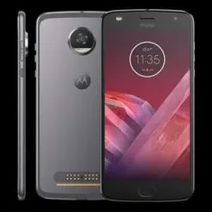 Smartphone Motorola Moto Z2 Play XT1710 Platinum - Dual Chip Android 7.0 Tela 5.5´´ 64GB Compatível Com Snaps Motorola R$1277