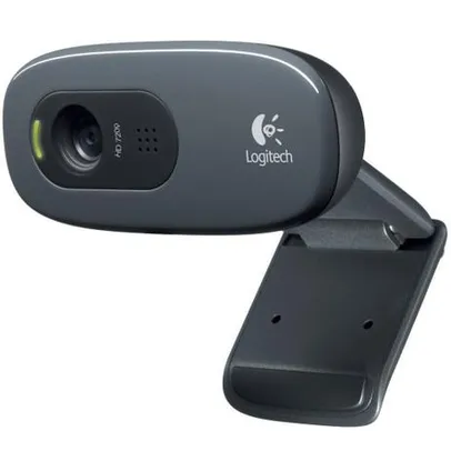 Webcam Logitech C270 3MP Com Microfone Embutido Para Streaming 1280 x 720 Fluid Crystal 