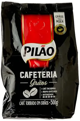 [REC/ Leve 2 R$50] Café Torrado em Grãos Pilão Cafeteria Pacote 500g