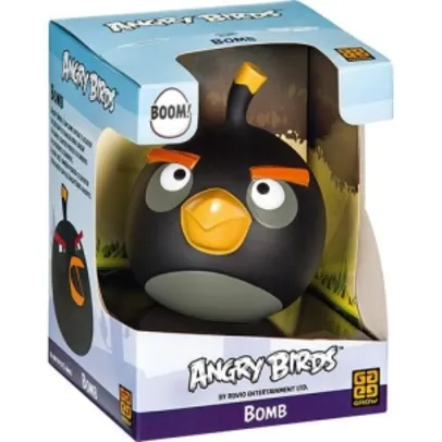 [SUBMARINO] Boneco Angry Birds Bomb Preto - Grow