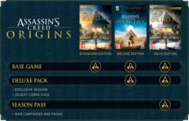 [Cupom Epic] Jogo Assassin's Creed: Origins - Gold Edition - PC