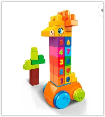 Mega Bloks Mattel – Girafa Conta e Brinca | R$ 57
