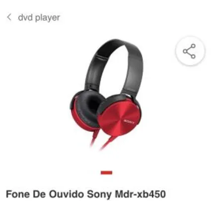 Fone De Ouvido Sony Mdr-xb450