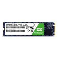 Ssd M.2 240gb Wd Green M2 2280 545mb/s Sata Iii[1x cartão]