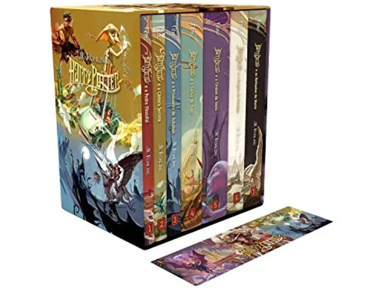 Box Harry Potter - 7 Livros (Capa Tailândesa + Marcador Exclusivo)