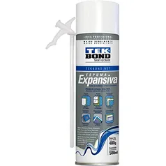 Espuma Expansiva de PU Tekbond uso profissional 480g/500ml