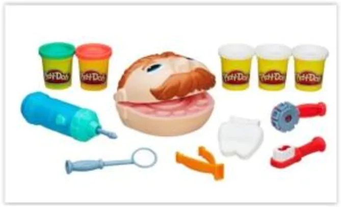 Conjunto Play-Doh Hasbro Dentista | R$ 62