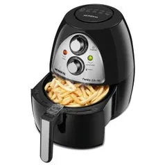 Fritadeira Sem Óleo Air Fryer Mondial Family NAF 03I - Preto e Inox | R$239