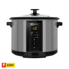 [REEMBALADO] Panela Elétrica Multiuso Electrolux Chef ECC20 Digital 1,8 L Preta/Inox - 220V