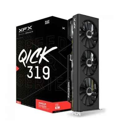 Placa de Vídeo XFX AMD Radeon RX 7800 XT Speedster QICK 319, 16GB, GDDR6, FSR, Ray Tracing, RX-78TQICKF9