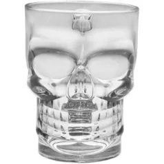 Caneca de Chopp Caveira Pratic Casa 523ml - R$7