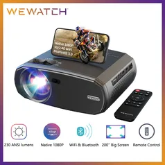 Projetor Wewatch v50 1080p 38ms 2 HDMI Bluetooth 5.1