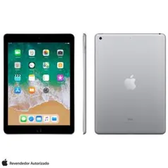 iPad Cinza Espacial com Tela de 9,7”, Wi-Fi, 32 GB - MR7F2BZ/A R$ 2001