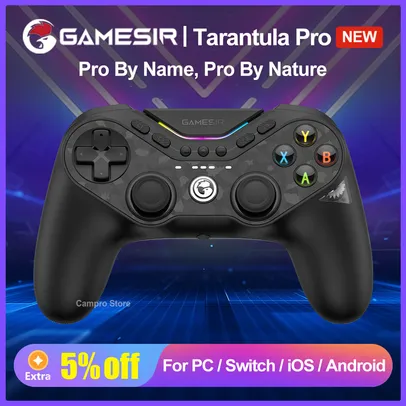 [Taxa inclusa, Moedas, GPay R$ 296] GameSir Tarantula Pro com Hall Effects