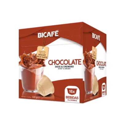 Cápsula de Chocolate Bicafé p/ Máquinas Dolce Gusto