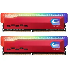 Memória DDR4 Geil Orion, Edição AMD, 16GB (2x8GB) 3600MHz, RGB, Red R$629