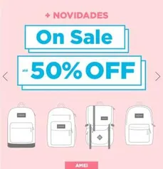 Até 50% OFF em mochilas + frete grátis | Jansport