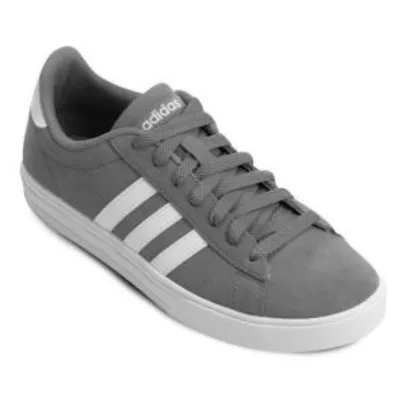 [APP] Tênis Adidas Daily 2 Masculino - Cinza e Branco | R$102