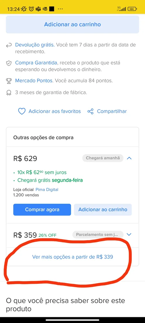 Imagen na descrição da promoção