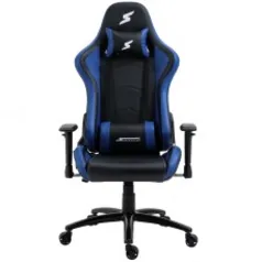 Cadeira Gamer SuperFrame Hunter, Reclinável, Preto e Azul 