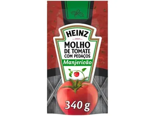 (CLIENTE OURO) Molho de tomate Heinz Manjericão - 340gr | R$1,25