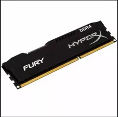 Memória Kingston HyperX FURY 4GB 2400Mhz DDR4 CL15 Black Series - HX424C15FB/4 - R$250