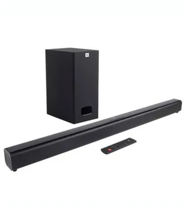[ APP ] Soundbar JBL Cinema SB130 2.0 Canais Bluetooth Subwoofer com Fio 55W RMS | R$711