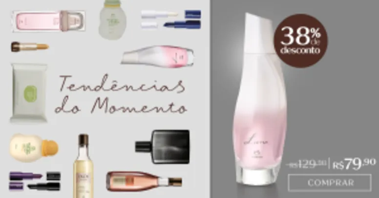 [Natura] Perfume Feminino Luna - 75ml - 38% off - de R$ 130 por R$ 80
