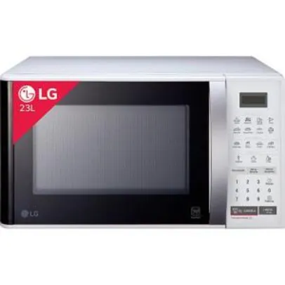 [APP SOU BARATO] Micro-ondas LG MS2355R 23 litros Branco 15 Programas Função Eco On por R$ 203