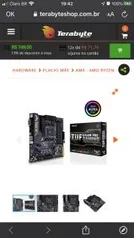 Placa Mãe Asus TUF B450M-PRO GAMING, Chipset B450, AMD AM4, R$ 749