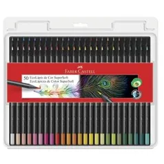 Lápis de Cor, Faber-Castell, EcoLápis Supersoft, 120750SOFT, 50 Cores