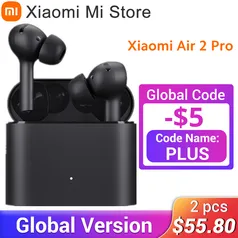 Fone de Ouvido com Cancelamento de Ruido Xiaomi air2 Pro