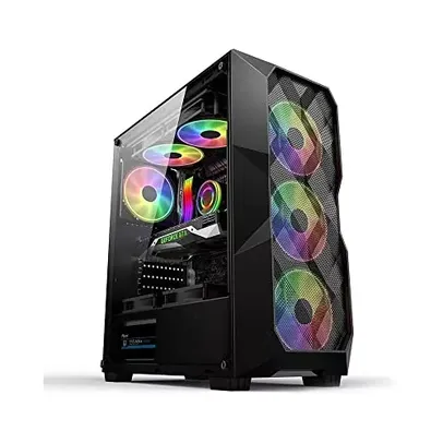 Gabinete Gamer Hayom GB 1710, Lateral Vidro, c/Fans