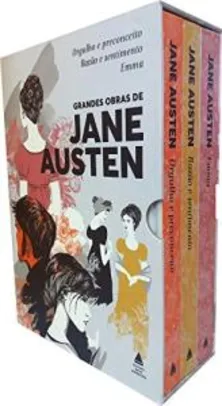 Box | Grandes Obras de Jane Austen - Caixa | R$64