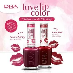 [60% de volta com AME] BATOM TINTA - LOVE LIP COLOR – KIT LOVE RED e LOVE CHERRY – DNA ITAL