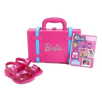 Sandália Infantil Grendene Kids Barbie Volta Ao Mundo - Rosa R$64