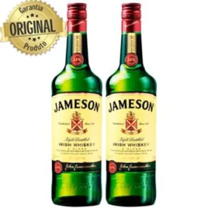 Kit com 2 Whisky Irlandês Jameson Standard Garrafa 750ml por R$ 98