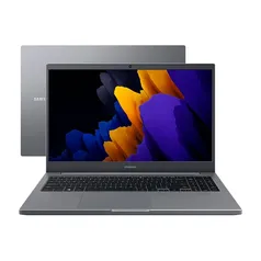 Notebook Samsung Book, Intel Core i7-1165G7,RAM 8GB, 256GB SSD, 15.6 Full HD, Intel Iris Xe, Windows 11 Home, Cinza - NP550XDA-KU1BR