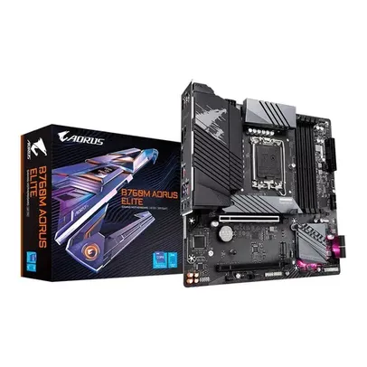 Placa Mãe Gigabyte B760M AORUS ELITE (rev. 1.0), LGA 1700, DDR5